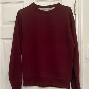 Champion Men's Burgundy Crewneck Sweater